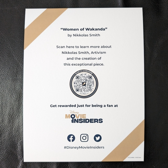 RARE Women of Wakanda by Nikkolas Smith, mini-poster, Disney/Marvel - Picture 5 of 6